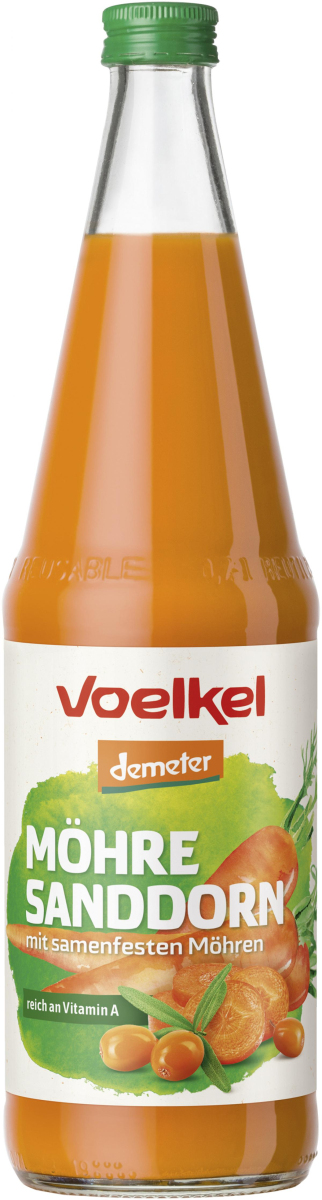 Möhrensaft mit Sanddorn  0,7Ltr