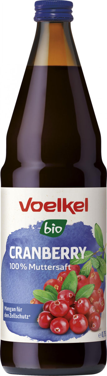 Cranberry, pur  0,75Ltr