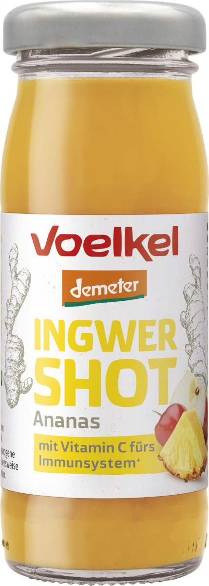 Shot Ingwer Ananas  95ml -kühlfrisch-