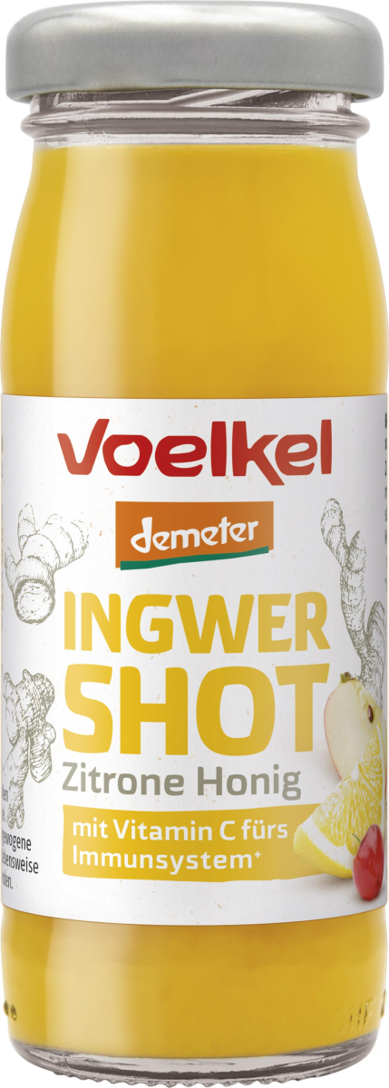 Shot Ingwer Zitrone Honig  95ml -kühlfrisch-