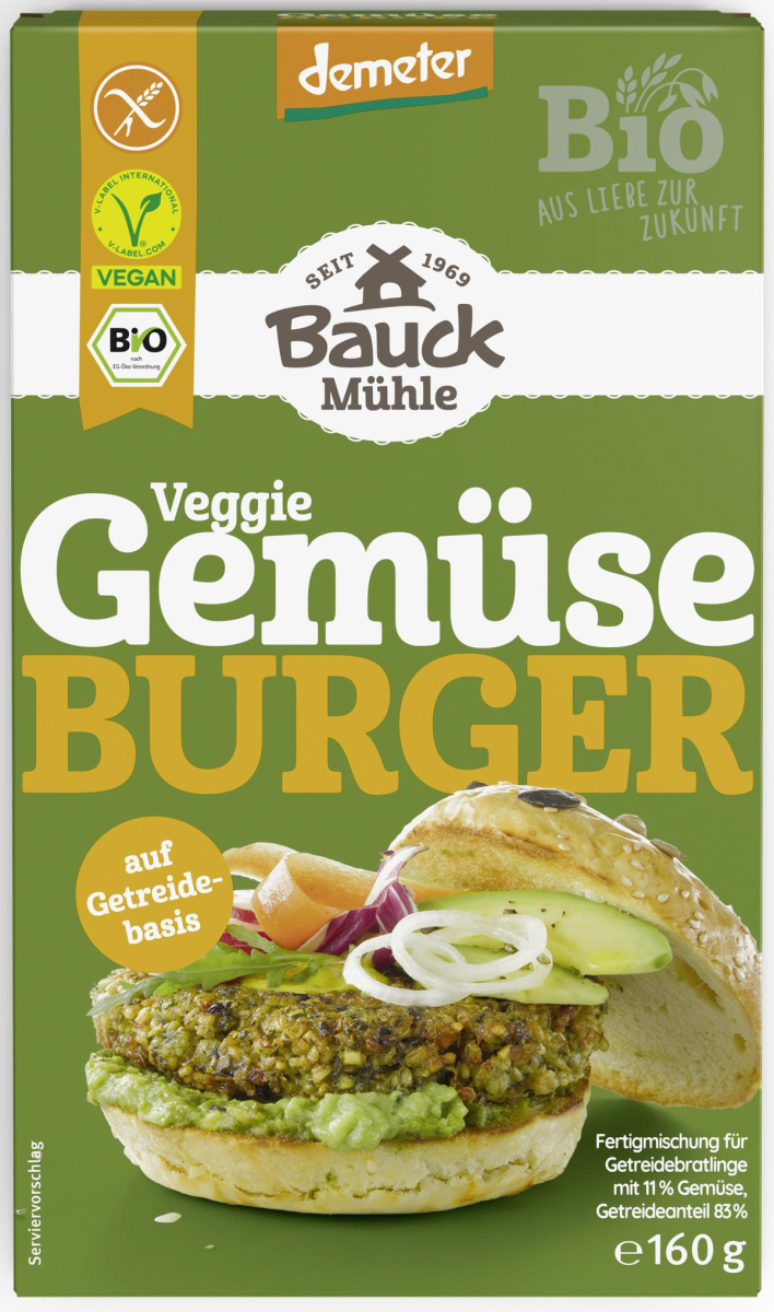 Burger Gemüse  160g