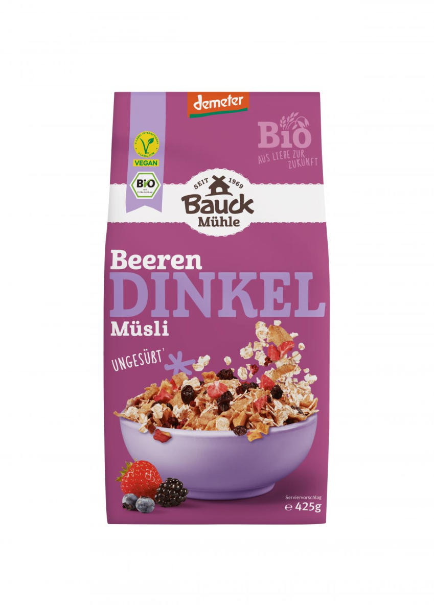 Dinkelmüsli Beerenzart, Demeter  425g
