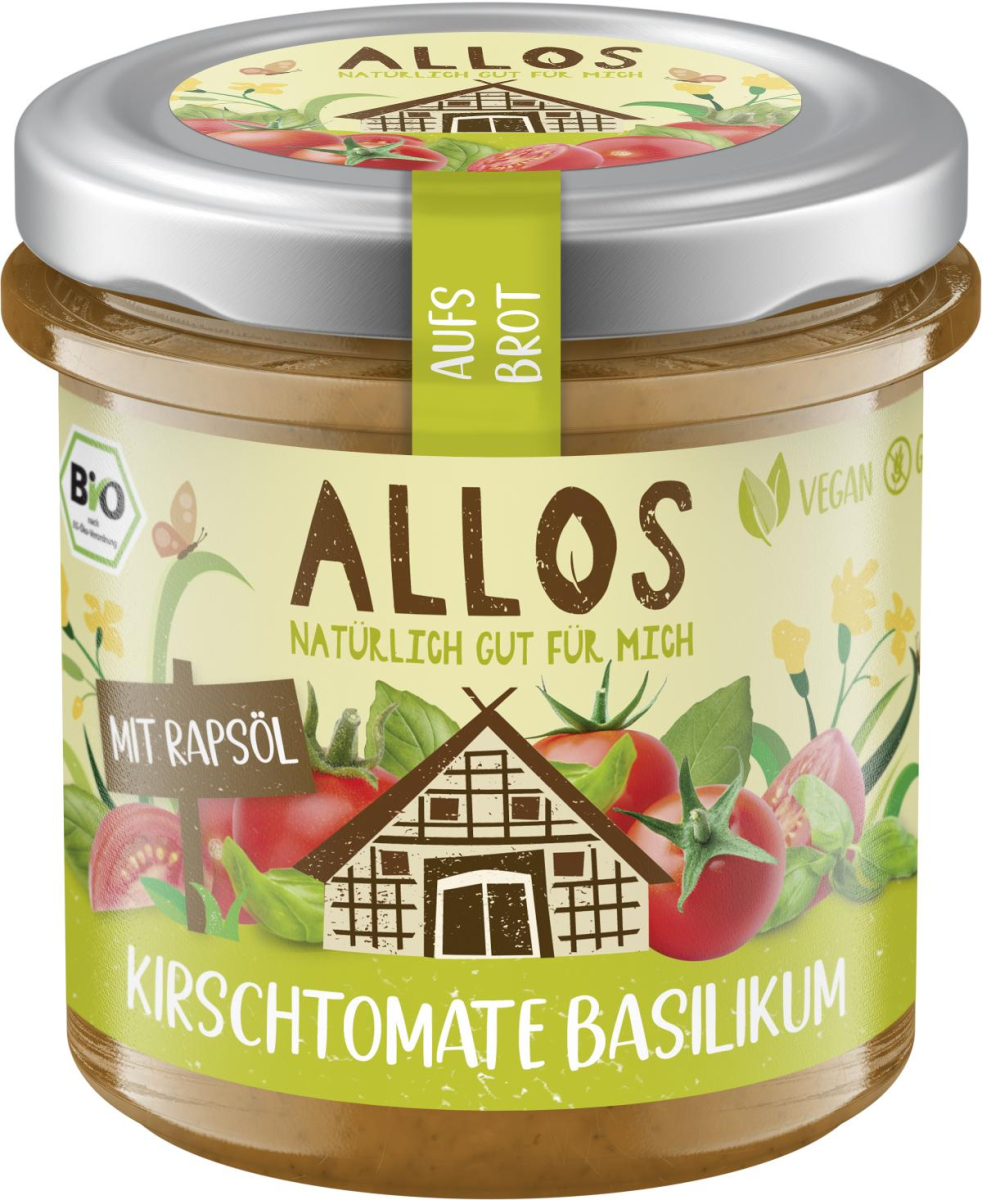 ALO Auf´s Brot Kirschtomate Basilikum  140g