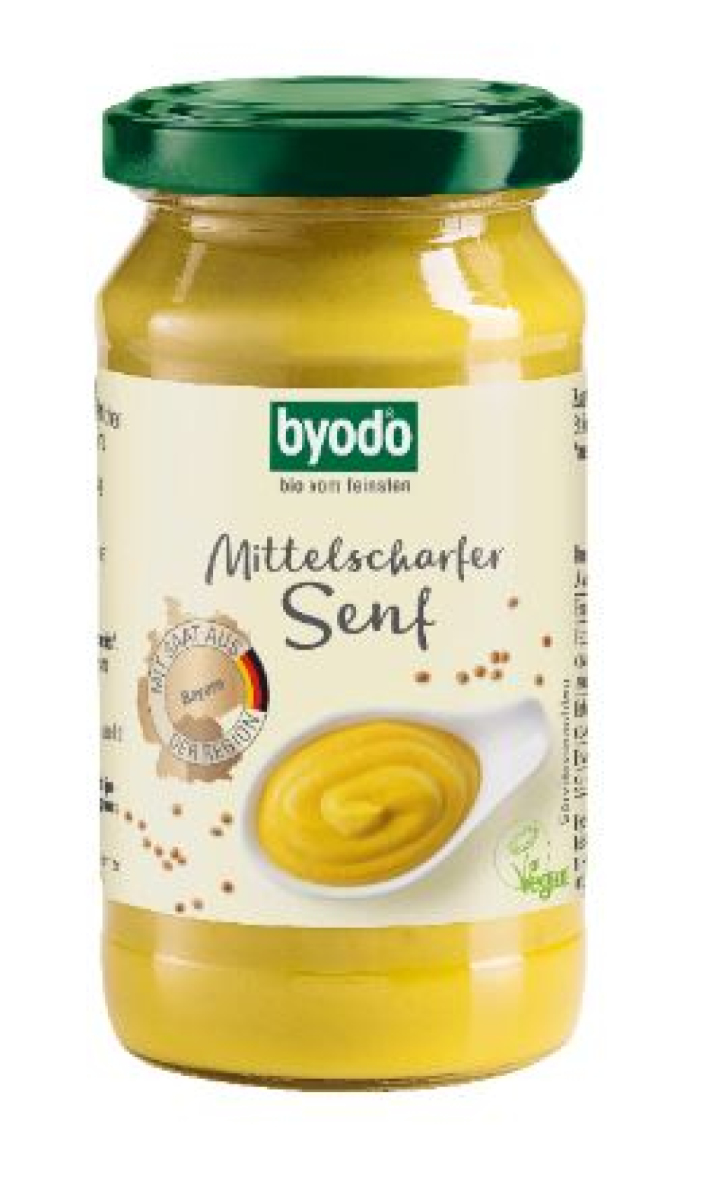 BYO Mittelscharfer Senf, 200 ml