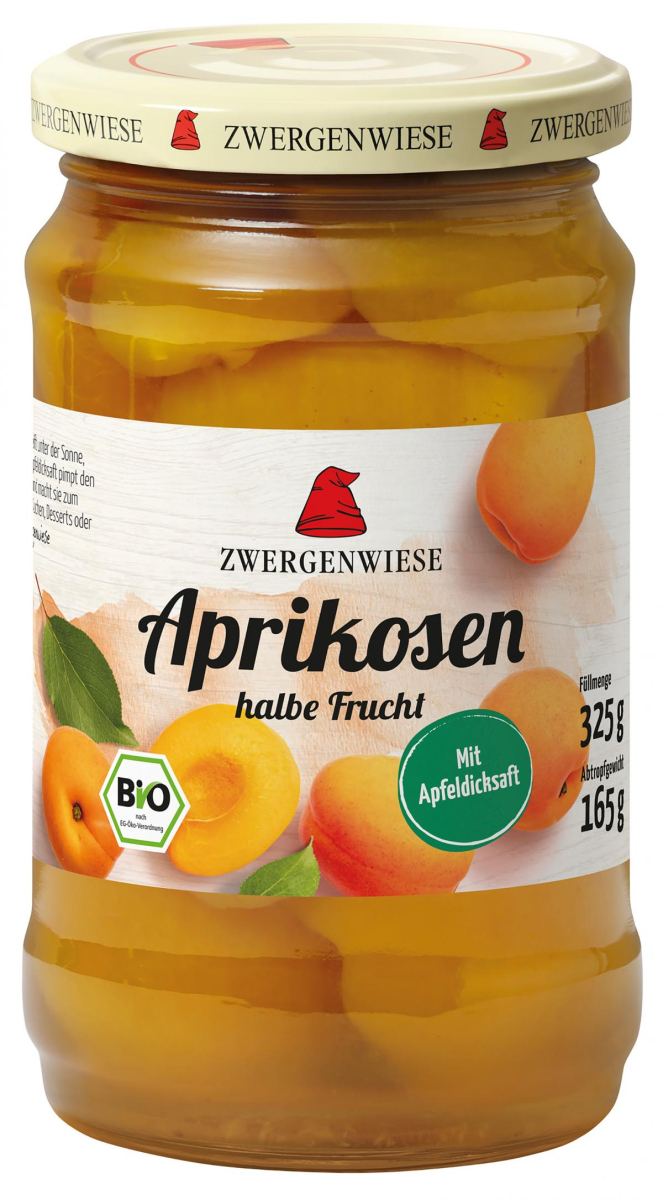 Aprikosen im Glas  325g ATG 165g