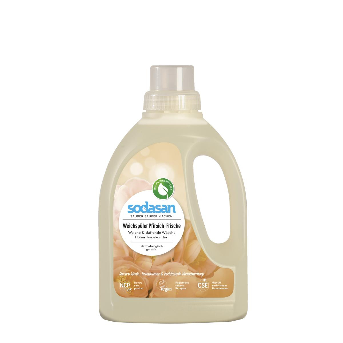 Weichspüler Pfirsich-Frische 750ml Sodasan