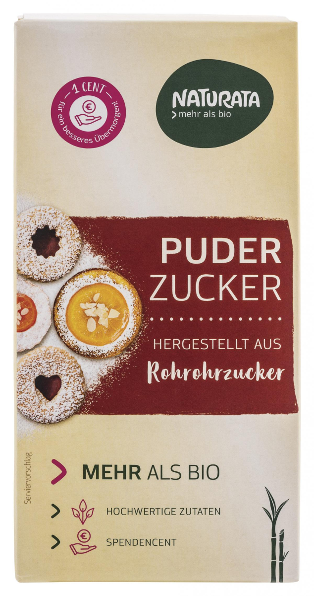 Puderzucker aus Rohrohrzucker 200g