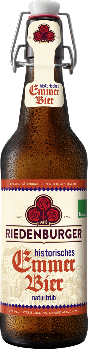 Riedenburger Emmerbier, Bügelflasche  0,5Ltr