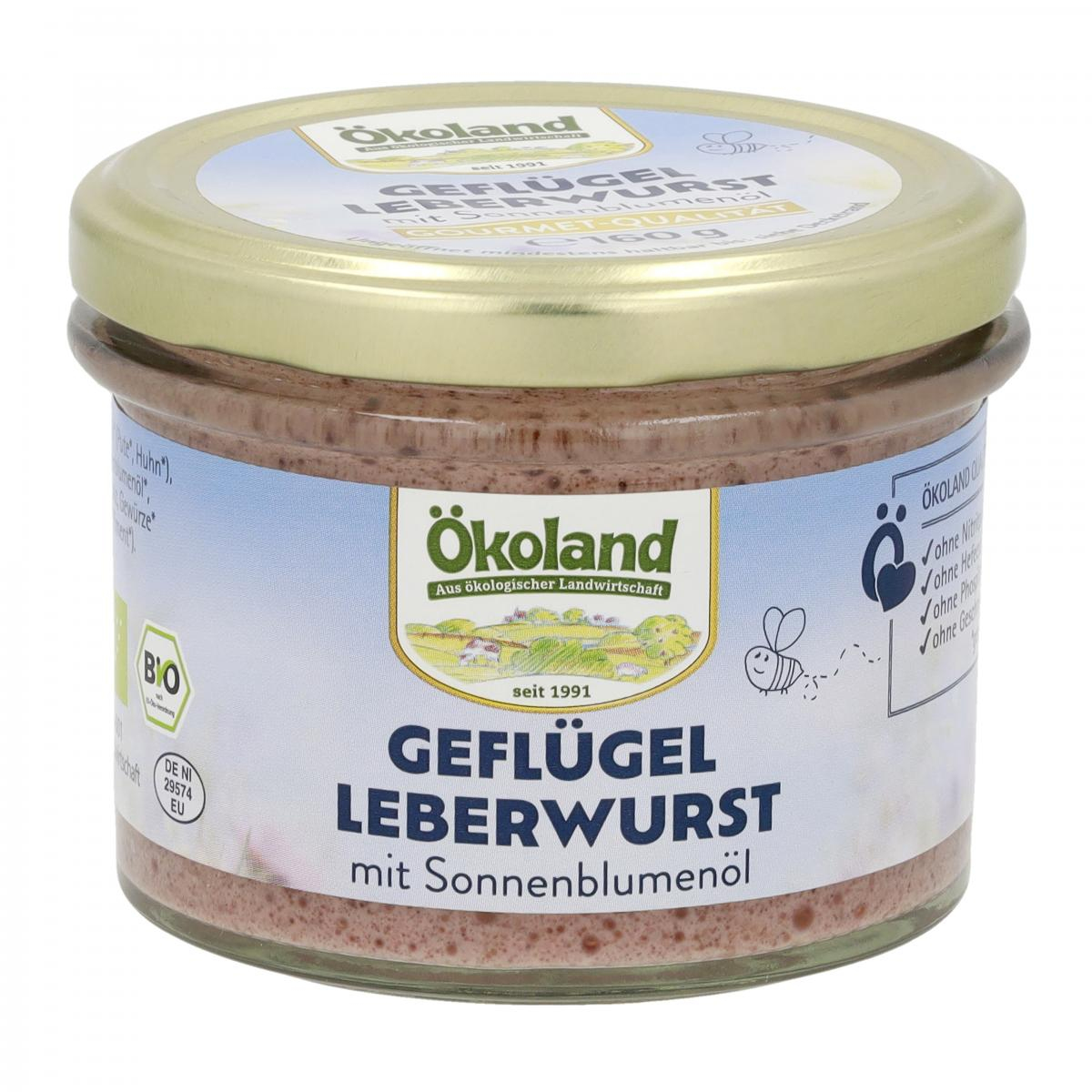 Gourmet Geflügel Leberwurst  160g