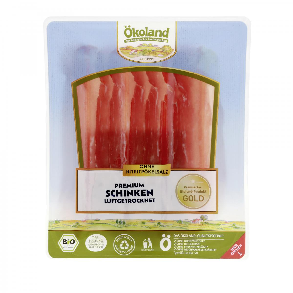 ÖKL Schinken, luftgetr. 80g, über 4 Monate gereift