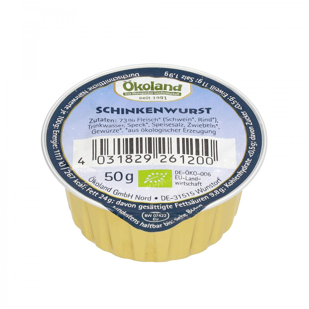 Ökl Feine Schinkenwurst  50g Dose