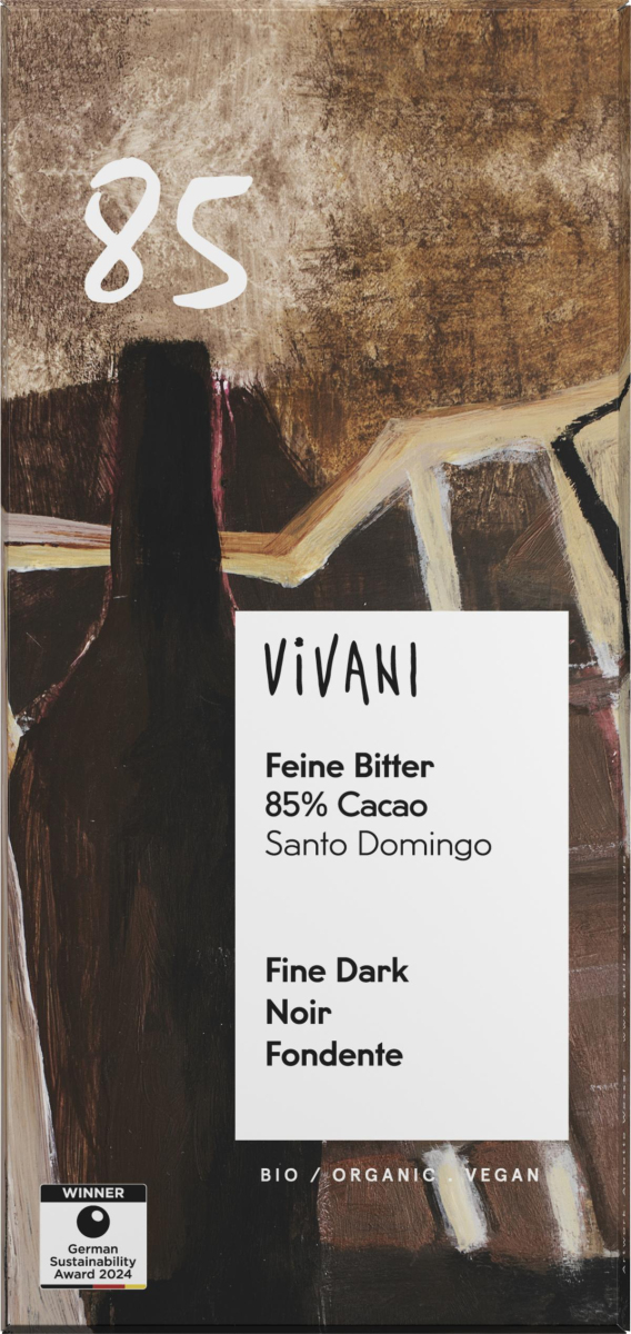 Feine Bitter Schokolade 85 % Cacao