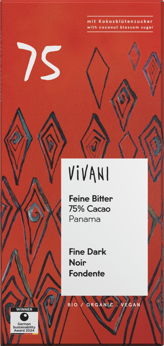 Schokolade Feine Bitter 75% Panama