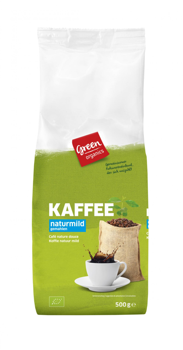 GREEN Kaffee, gemahlen  500g
