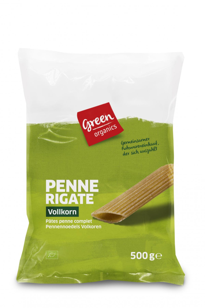GREEN Penne, Vollkorn  500g