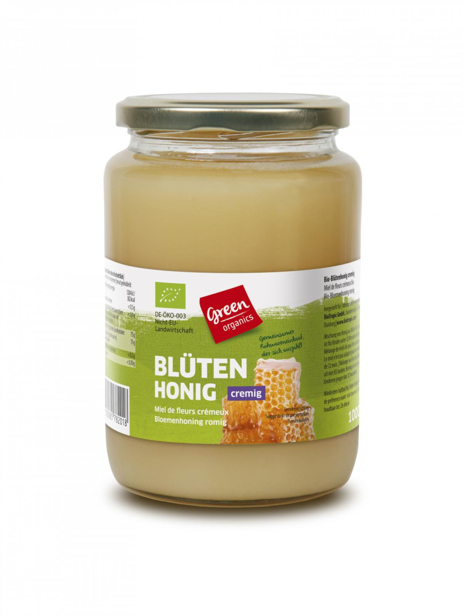 GREEN Mehrblütenhonig, cremig  1kg