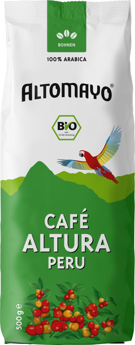 Altomayo Kaffee Bohnen, 500g