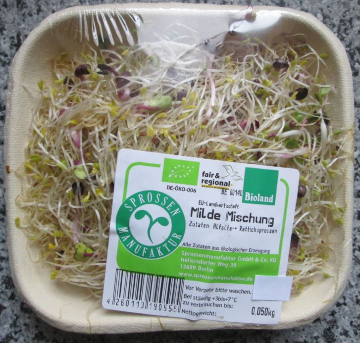 Milde Mischung Sprossen 50g
