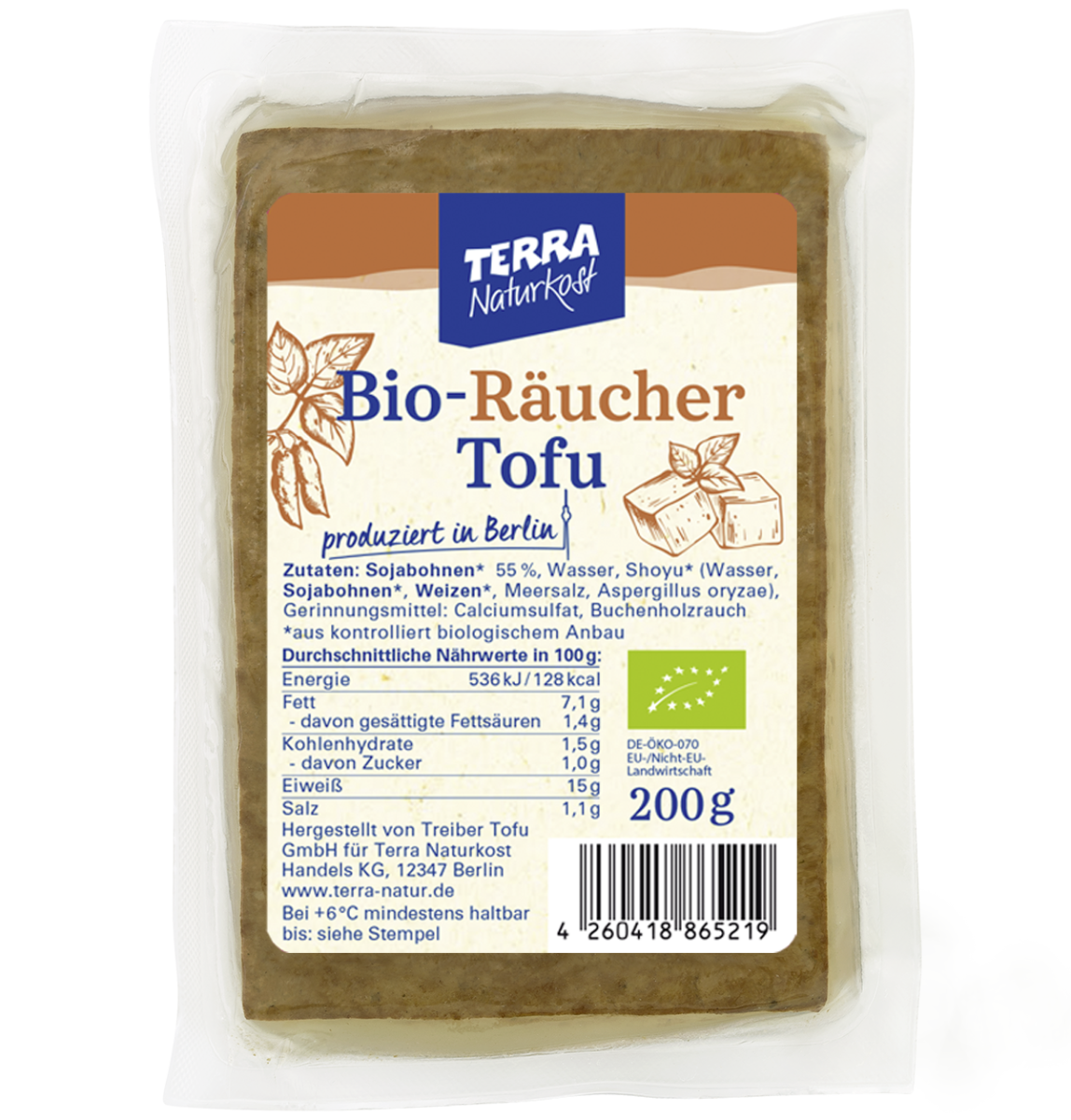 Terra Räucher Tofu  200g