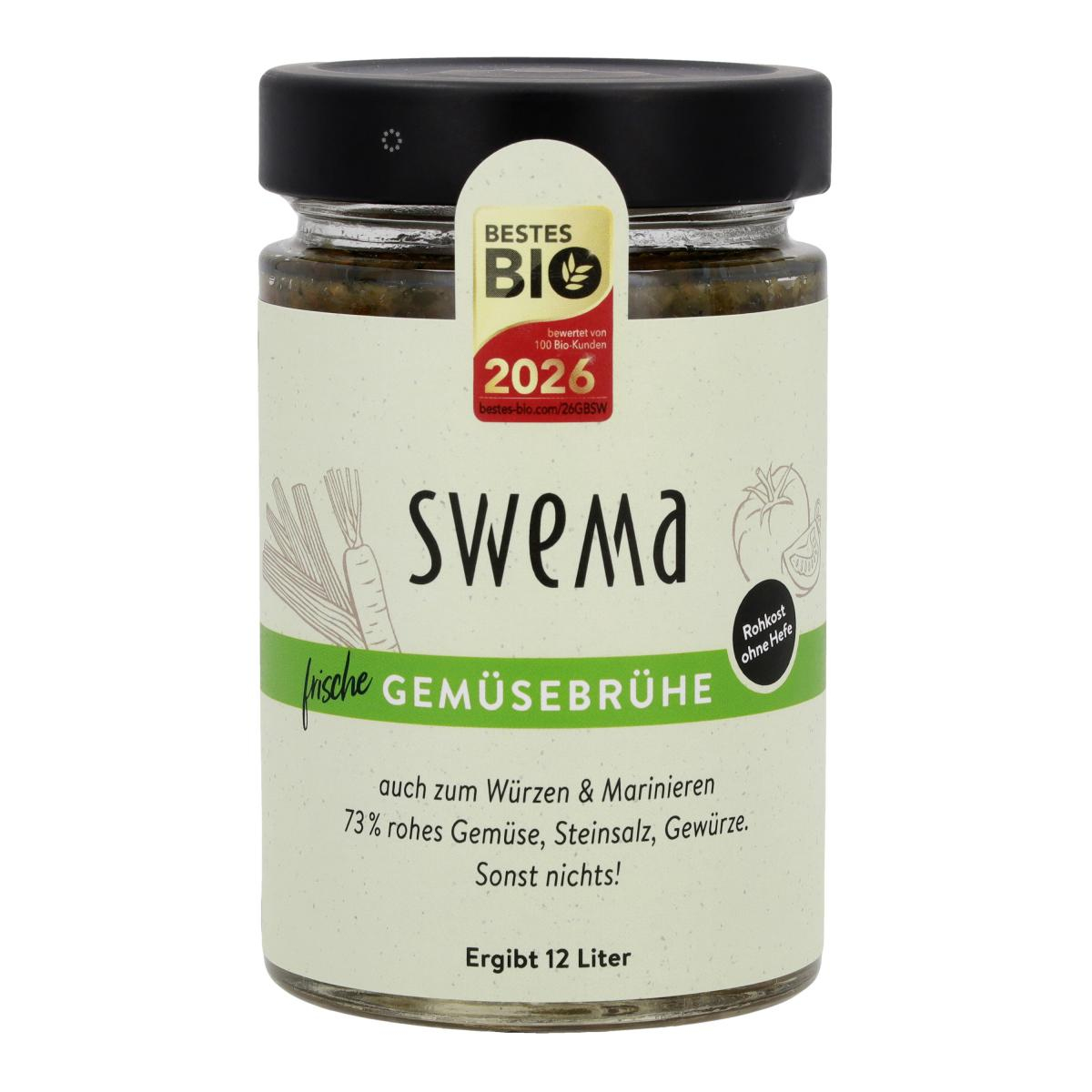Swema Gemüsebrühe, Rohkost 320g