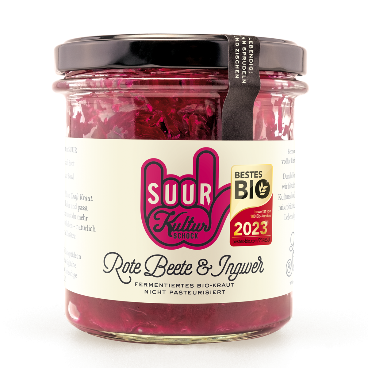 Fermentiertes Gemüse Rote Beete & Ingwer  240g