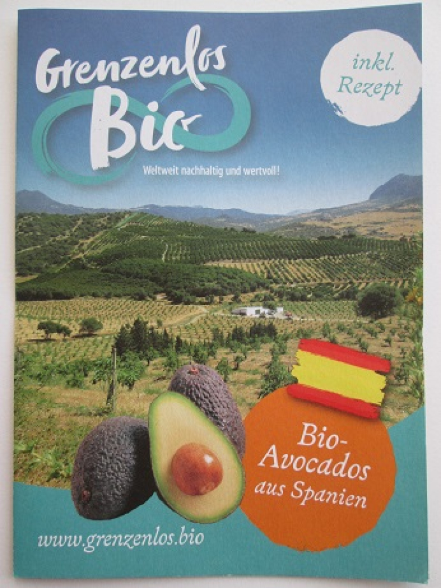Flyer "Bio Avocados aus Spanien"
