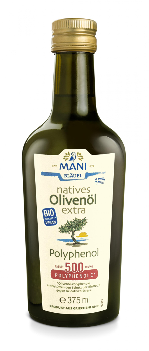 MANI Olivenöl nativ extra, Polyphenol  375ml