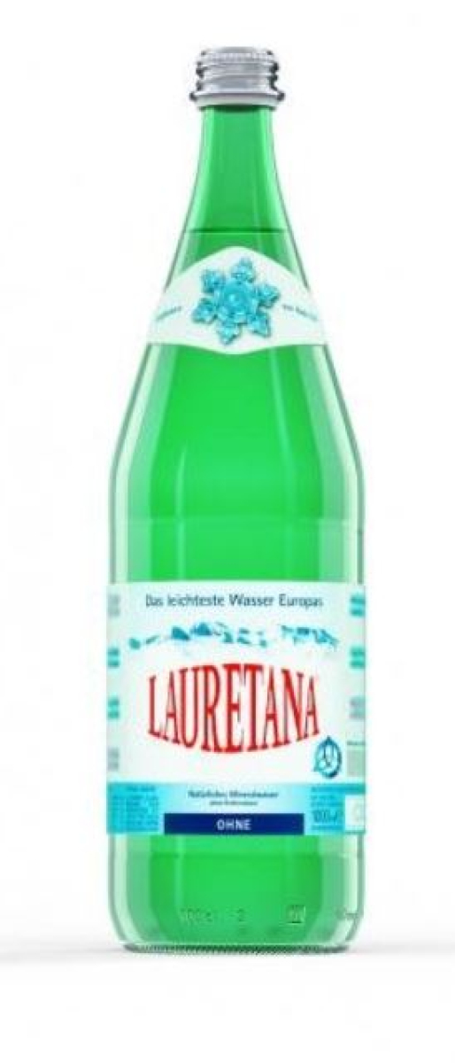 Lauretana Mineralwasser  ''Ohne''  1Ltr