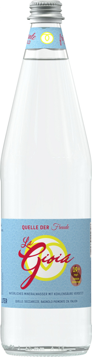 La Gioia Mineralwasser  ´Mild´  1Ltr