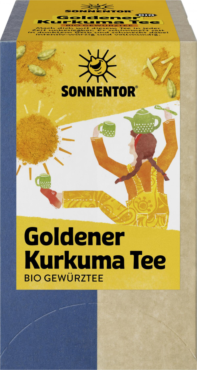 Goldener Kurkuma Tee bio 18 Btl