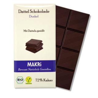 MAKRI Dattel Schokolade DUNKEL 72%