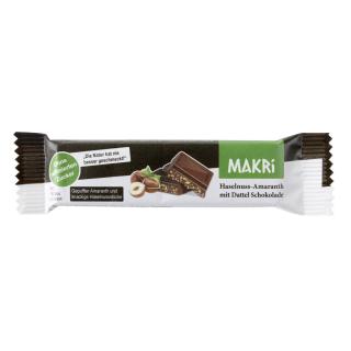 MAKRI Dattel Schokoriegel Haselnuss Amaranth  25g