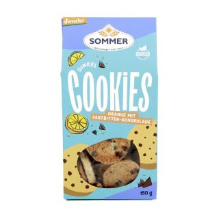 Dinkel Schoko-Orange Cookies, vegan