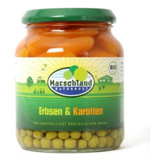 Bio Erbsen und Karotten 370ml ATG 220g