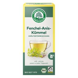 Fenchel-Anis-Kümmel Tee  20x2,5g Beutel