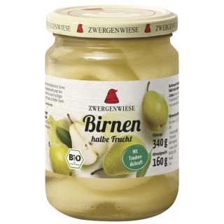 Birnen, halbe Frucht im Glas  340g ATG 160g