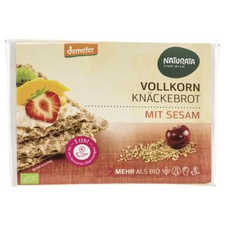 Vollkorn-Knäckebrot mit Sesam