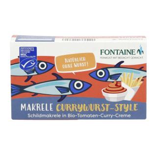 FON Makrelen in Bio Tomaten Curry Creme  125g