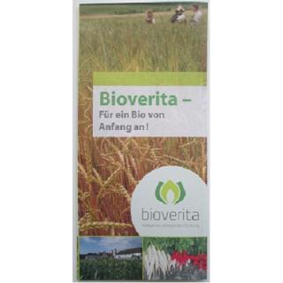 Flyer "Bioverita- Für ein Bio von Anfang an!"