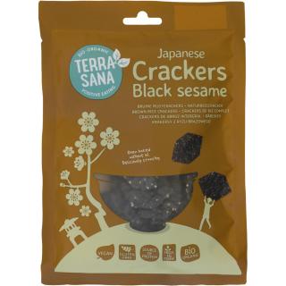 Naturreiscräcker mit schwarzem Sesam  60g