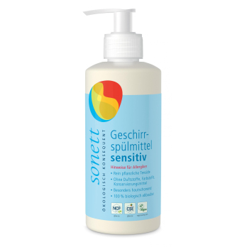 Geschirrspülmittel sensitiv im Spender  300ml Sonett