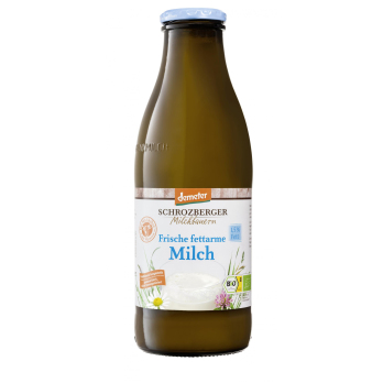 Demeter fettarme Milch 1,5%, 1 Ltr