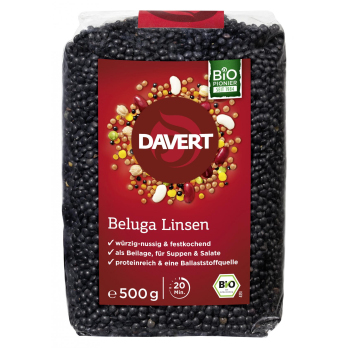Beluga Linsen, schwarz 500g