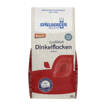 Dinkelflocken, Großblatt  500g Demeter