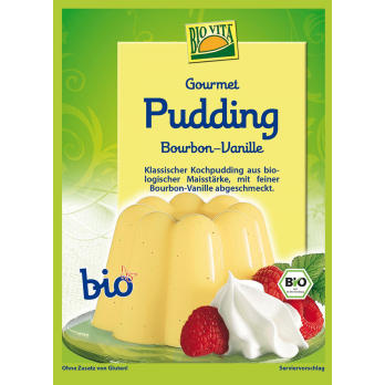 Gourmet Pudding Bourbon-Vanille bio