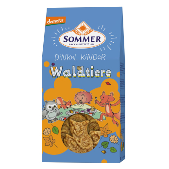 Dinkel Kinder Waldtiere Butterkekse 150g