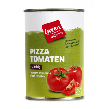 GREEN Pizza Tomaten, gewürfelt  400g Büchse
