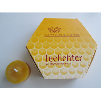 Bienenwachs Teelichte natur  7St.
