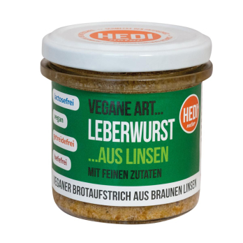 Vegane Art Leberwurst mit feinen Zutaten  140g