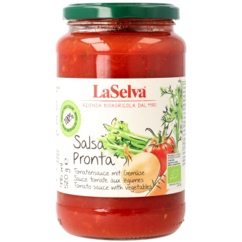 La Selva - Jubi Salsa Pronta - Tomatensauce mit Gemüse  520g